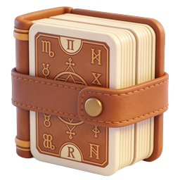 Mystical Tarot Card Stack Icon | Astrology & Divination