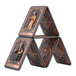 Mystical Tarot Cards Icon - Fortune Telling 3D