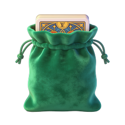 Velvet Tarot Cards Pouch 3D Icon