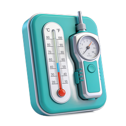 Temperature Gauge Measurement Device Icon