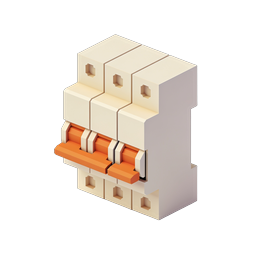 Isometric Terminal Block Electrical Connector Icon