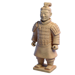 Terracotta Warrior Icon - Ancient Chinese Soldier Sculpture