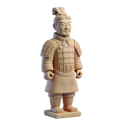 Terracotta Warrior Figurine Icon - Ancient China Artifact