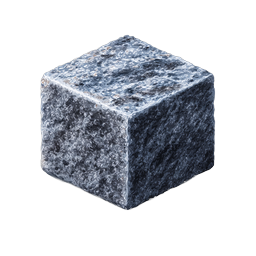 Icono de renderizado 3D de cubo de metal texturizado