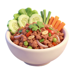Delicious Food Bowl Icon for Healthy Eating