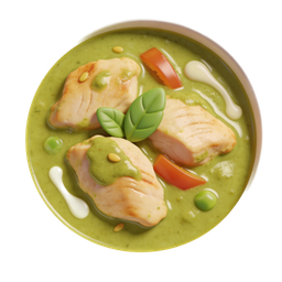 Delicious Chicken Soup Icon for Food Applications
