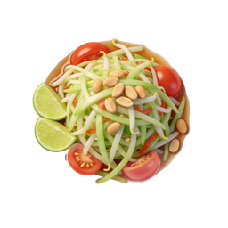 Vibrant Green Salad Icon for Healthy Eating