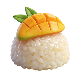 Mango Sticky Rice Icon for Delicious Desserts