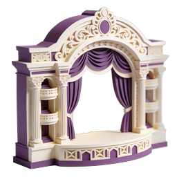 Icône de scène de théâtre - Design élégant d'opéra
