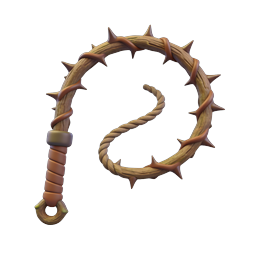 Thorny Whip 3D Icon - Fantasy Game Weapon Asset