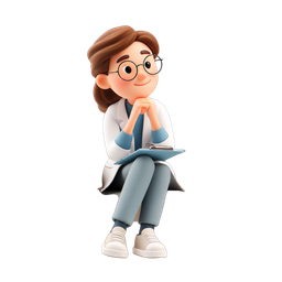 Thoughtful Doctor Icon for Healthcare and Wellness
