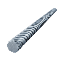 Threaded Metal Rod Icon - Industrial Fastener Design