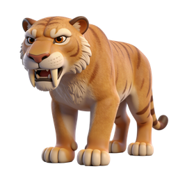 Realistic Tiger Icon for Wildlife Conservation