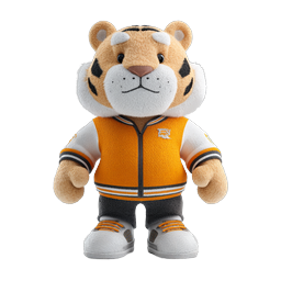 Adorable Tiger Mascot Icon for Sports and School Branding