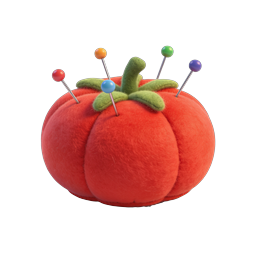 Tomato Pincushion Icon - Felt Sewing Pin Cushion