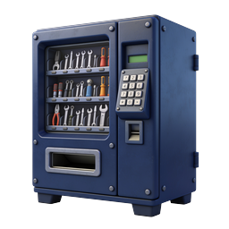 Icona Distributore di Attrezzi | Erogatore di Hardware 3D