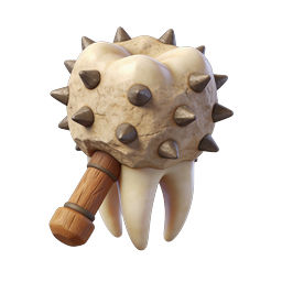 Tooth Mace Dental Weapon 3D Icon