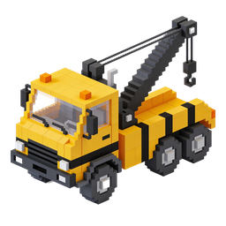 Playful Construction Crane Icon Design for Projects