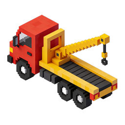 Lebendiges Abschleppwagen-Icon für Transportdienstleistungen
