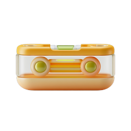Colorful Toy Bubble Machine 3D Icon