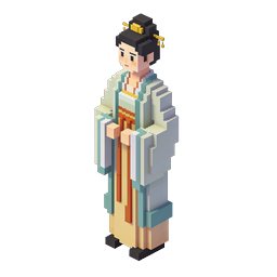 Traditional Dress Icon - Cultural Heritage Pixel Art