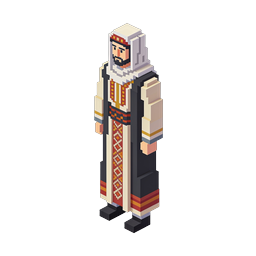 Traditional Figure Icon for Cultural Representation