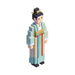 Traditional Figure Icon for Cultural Themes