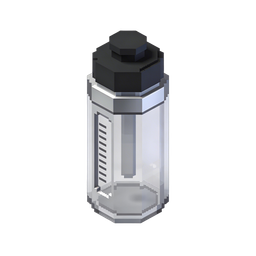 Transparent Bottle Icon - Modern Design for Digital Use