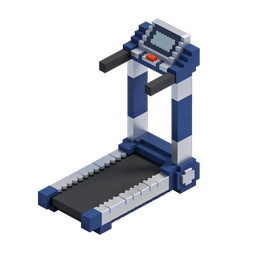 Isometric Treadmill Icon for Fitness Applications