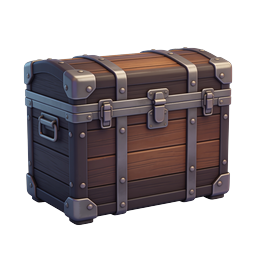Treasure Chest Icon - 3D Rendered Reward Box