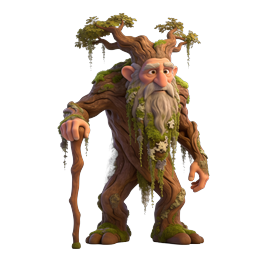 Mystical Tree Spirit Ent Character Fantasy 3D Icon