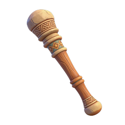Tribal Drumstick Icon for Music and Culture