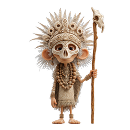 Tribal Leader Icon for Cultural Representation