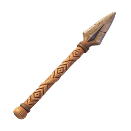 Icône Lance Tribale - Arme en Bois Primitive Asset 3D