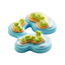 トロピカルアイランド クレイスタイル 3Dアイコン