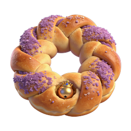 Twisted Bread Ring with Purple Crumb Icon