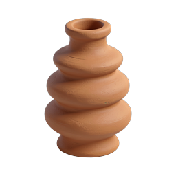 Twisted Clay Vase Icon for Creative Design