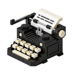 Vintage Typewriter Icon for Creative Projects