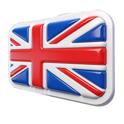 Glossy 3D UK Flag Union Jack App Icon