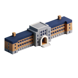 Dynamic Sports Field Campus Icon for Educational Use