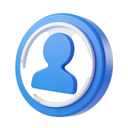 User Profile Badge 3D Icon | Account Avatar Symbol
