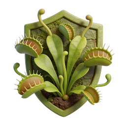 Ícone 3D Planta Carnívora Dioneia (Vênus Papa-Moscas)