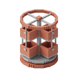 Vertical Farm Tower Icon | Modern Hydroponic System
