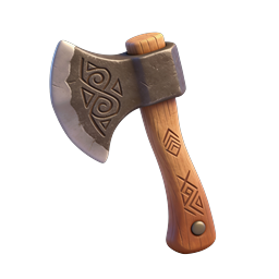 Viking Battle Axe Icon - Fantasy 3D Weapon