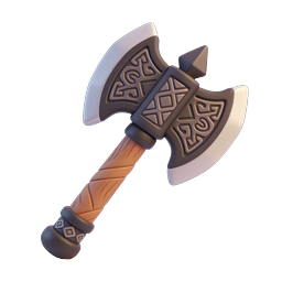 Viking Battle Axe Icon for Fantasy Designs