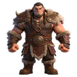 Viking Warrior Icon - Strong Fantasy Character Design
