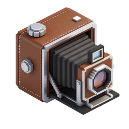 Vintage Camera Icon for Retro Photography Themes