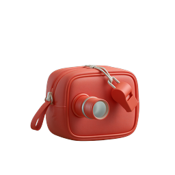 Vintage Film Camera 3D Icon for Cinema & Media