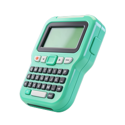 Icona dispositivo PDA portatile verde menta retrò