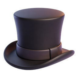 Top Hat Icon - Elegant Formal Wear Design